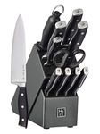 HENCKELS Forged Accent 12 Piece Kitchen Knife Block Set - High Carbon Stainless Steel, Professional Cutlery Set, Ultra Sharp Blades, Kitchen Knife Set