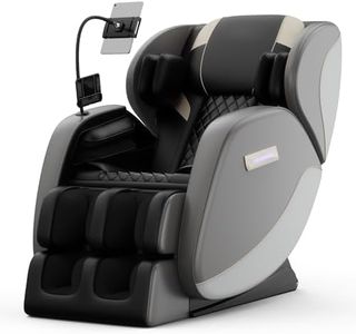 Massage Chair Recliner, Full Body Massage Chair, Electric Ergonomic Lounge Chair with 5 Auto Modes, 6 Fixed Massage Rollers, 3 Adjustable Intensity Levels, Home Theater Single Sofa Recliner