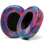 WC Wicked Cushions Extra Thick Earpads for Skullcandy Crusher/Evo/Hesh 3 Headphones & More | Improved Durability & Thickness for Improved Comfort and Noise Isolation | Purple Speed Racer