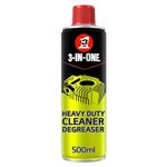 3-IN-ONE Professional Heavy Duty Cleaner Degreaser 500ml - Industrial Strength Cleaning Power