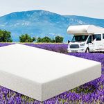 ZINUS 10 Inch Ultima Memory Foam Mattress / Short Queen Size for RVs, Campers & Trailers / Mattress-in-a-Box White