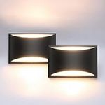 Aipsun Black Modern LED Wall Sconce