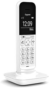 Gigaset CL390 - Teléfono fijo inalámbrico para casa - Bloqueo de llamadas no deseadas - Pantalla iluminada - Agenda 150 contactos - 2 perfiles acústicos - Color Blanco