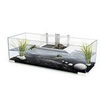 Tartarium 80 Turtle Terrapin Reptile Glass Tank with 2 x Ramp