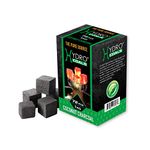 Hydro Hookah 64pc Unit Coconut Charcoal, Hookah Shisha Charcoal from Coconut Shells, Strong & Sustainable Burn Coconut Charcoal Hookah, Hookah Accessories - (26mm Cubes, 1KG)