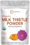 Organic Milk Thistle Tea Powder, 3.