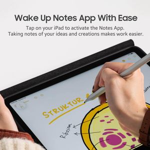 Adonit Neo Magnetic Stylus Pen – Palm Rejection, iPad Air/Pro, Matte Silver