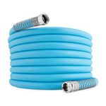 Camco EvoFlex 10-Foot Hose | 5/8-inch Diameter | Designed for Recreational Use | Drinking Water Safe | Super Flexible (22592), Blue
