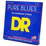 DR Strings PURE BLUES™ - Pure Nickel Electric Guitar Strings: Light to Medium 9-46