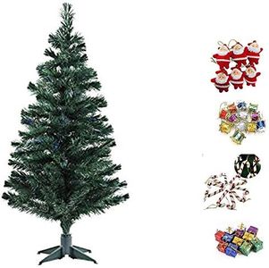 Taufa Villa 3-Ft Christmas Tree with 48 Pcs Ornaments | Perfect for Office, School, Home, and Restaurant Holiday Décor
