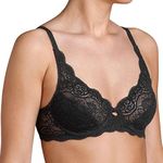 Triumph Womens Amourette 300 W X Bra, Black, 34DD UK