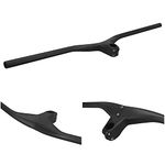 760 mm mtb riser carbon mountain bike handlebars riser bar integrated stem 1-1/8" Stem Angle -17 Degree 90mm Ultra-light integrated handlebar