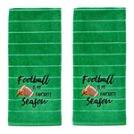 SKL Home Football is My Fave Season Hand Towel, Green