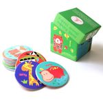 shumee Memory Card Game -Forest Animals(3 Years+) | Multicolor | 20 Cards | Light Weight | Child Safe | Easy to Carry