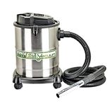 PowerSmith PAVC102 10 Amp 4 Gallon Ash Vacuum with 2 Ash Filters, Deep Cleaning Kit, 10' Metal Lined Hose