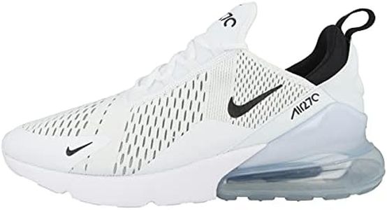 Nike Men's Air Max 270 Sneaker, White White Black White 100, 8