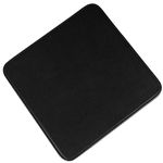 Castle Moat Leather Mouse Pad - Durable Genuine Leather, Easy to Clean Computer Mouse Pad with Non-Slip Rubber Base for Home and Office (Mouse Pad, No Logo)