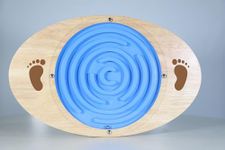 GYMBALL Balance Board, Level 1, Fun Fusion & Focus, Dual Axis Tilt, Foot Operated, Suitable for All age, Environment Friendly