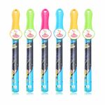 Aditi Toys Premium Bubble Wands, Pack of 6 Bubble Sticks for Kids Above 3 Years, Magical Bubble Wand Toy for Kids, Bubble Sticks for Endless Joy & Fun Bubble Solution.