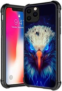 ANLUN Store Case Compatible with iPhone 11 Case,Blue Eyes Eagle Pattern case for iPhone 11 Cases for Boys Man,Anti-Scratch Shockproof Cover case for iPhone 11