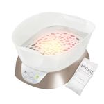 HoMedics Myspa Paraffin Wax Bath for Hands and Feet, Skin Beauty and Arthritis Treatment, Cares for Rough Dry or Stressed Skin, Encourages Blood Flow - Hand & Foot Spa with 3 Wax Bags + 20 Liners