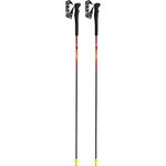 LEKI Neotrail FX.One Superlite Trail Running Poles, Bright Red Neon Yellow-Natural, 125 cm