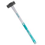 TOTAL 35 Inch 8LB Sledge Hammer Fiberglass Handle, Professional Hammer