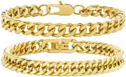 VNOX Gold Bracelet for Men - Cool 7