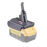 TPDL Adapter for Dewalt 18V 20V Battery Convert for Dyson V7 & V8 Battery, Replace for Dyson V7 SV11 & V8 SV10, Fit for Motorhead Pro Trigger Animal Car+Boat Fluffy Vacuum Cleaner (Only Adapter)