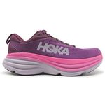 HOKA ONE ONE Women's Bondi 8 Running Shoes,Beautyberry Grape Wine,5.5 UK