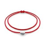Postivelady red strand thin bracele