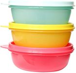 Tupperware S.S. Bowl Airtight Storage Container Set of (3 x 1,27 Cups)