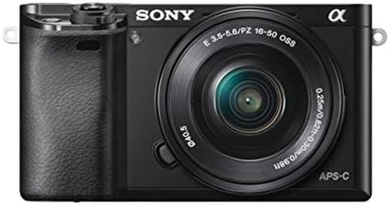 Sony Alpha a6000 Mirrorless Digital Camera with 16-50mm Power Zoom Lens (Renewed)