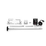 Napoleon 69912 Heavy Duty Stainless Steel Multi-Piece Rotisserie Kit with Hexagon Spit Rod for All Rogue 365,425,525,625 Series Grills