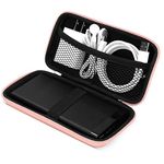 Portable Carrying Case, COOYA Hard EVA Shockproof Protective Carrying Case, Organized Travelling Bag Portable Charger Carrying Case for Small Electronic Accessories,USB Cables, Charger, Headphones