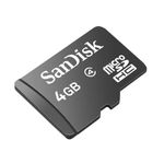 SanDisk 4 GB MicroSDHC Card Only (Label May Change) - Traditional Packaging