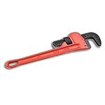 SUPERTOOL Pipe Wrench 6 Inch Adjustable Wrench Stilsons Plumbing Wrench with 27MM Maximum Clamping for Auto Maintenance and Repair, Plumbing