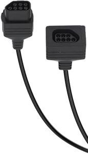 Extension Cable Cord for Original Nintendo NES 7P Controller 2-Pack 1.8M/6FT, Premium Replacement Extension Cable for The Original (1985) Nintendo NES Controller, not The NES Classic (2016).