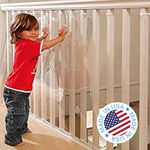 Safetots Banister Safety Plastic Guard, Transparent