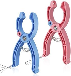 2PCS Safety Eye Tool, Safety Eyes for Crocheting Auxiliary, Safety Eyes Tool for Amigurumi Crochet & Stuffed 5-30mm Animal Eyes Making Supplies Tool - Blue & Pink
