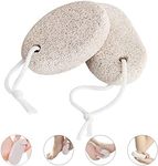 [2 Pack] Natural Pumice Stone for Feet Callus, Pinowu Lava Pedicure Tools Hard Skin Callus Remover for Feet and Hands - Foot Scrub Natural Foot File Exfoliation to Remove Dead Skin