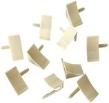 InstaTrim End Caps - 10 Ivory 3/4" Wide Caulk Strip End Cap Pieces - Trim for Corners - Paintable