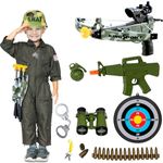 koolbitz 18-Piece Special Forces Kit Army Set Toy with Crossbow Toy Bow and Arrow with Quiver, 3 Arrows, Target – Educational, Non-Toxic, Imaginative Play for Young Heroes