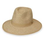 Wallaroo Hat Company Women’s Gabi Fedora – UPF 50+, Lightweight, Adjustable, Packable, Designed in Australia, Beige