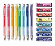 Pilot Color Eno 0.7mm Automatic Mechanical Pencil 8 Color Set & 0.7mm Lead Refill 8 Color Set