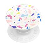 PopSockets: PopGrip - Expanding Stand and Grip with a Swappable Top for Smartphones and Tablets - Terrazzo Party