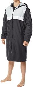 TYR Alliance Podium Parka for Men - Black, Medium
