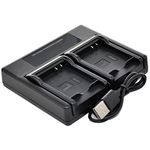 BTBAI Battery Charger USB Dual for sanyo 02491-0053-00 02491-0056-00 02491-0057-00 02491-0066-00 02491-0081-00 DS5370 LI-42B NP45 Xacti VPC-E1403 E1403EX E1500TP T1060 T1060BK T1495 T700 T850 k1a