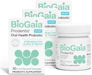 BioGaia Prodentis 3-Pack | Dental Probiotic Lozenges | Promote Healthy Gums & Teeth | Defend Against Dental Problems | Replenish Oral Microbiome | Improve Oral Health | Mint Flavor | 90 Day Supply