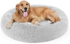 Dog Bed, Cat Calming Bed, Faux Fur 